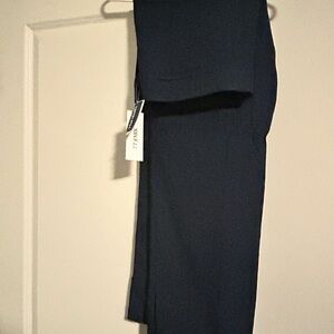 Woman Within Dark Navy Straight-Leg Trousers